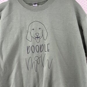 Doodle Mom Crewneck Sweatshirt - Dog Lover Pullover, Gildan Heavy‎ Blend - Large